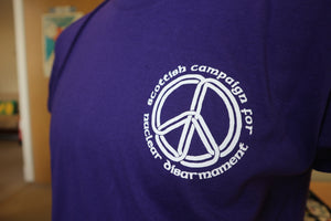 Purple Scottish CND T-shirt