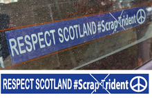 Load image into Gallery viewer, Respect Scotland - Scrap Trident car/window sticker