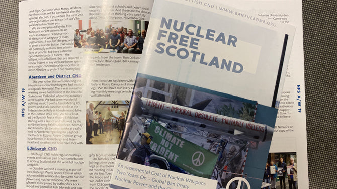 Autumn/Winter 2019 Edition of Nuclear Free Scotland